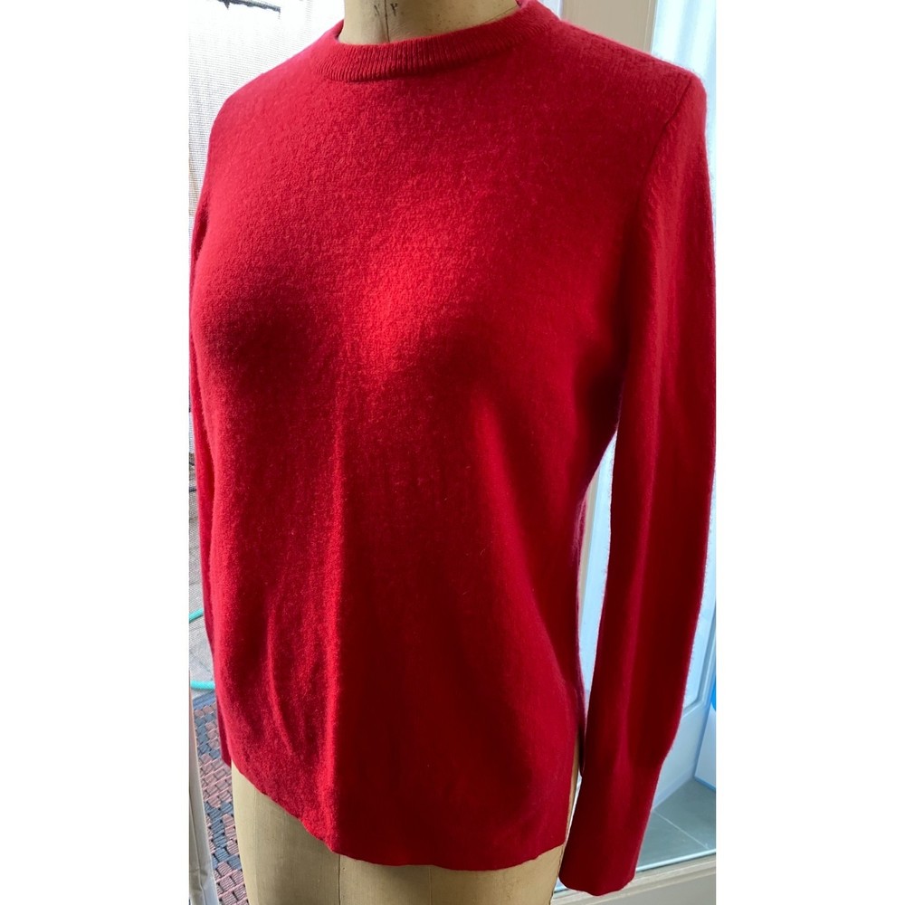 Halogen Coral 100% Cashmere Crew Neck Sweater Size M